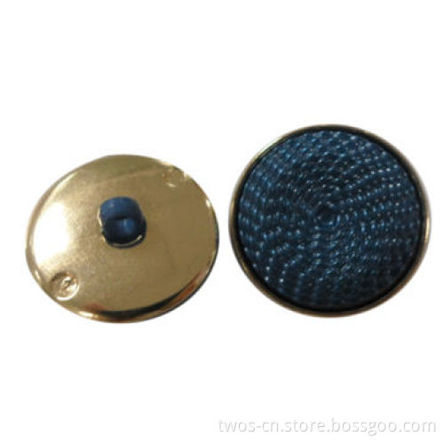 Metal Shank Button, Fancy Epoxy Design, Nickel- and Lead-free, Available in Various Colors and Sizes